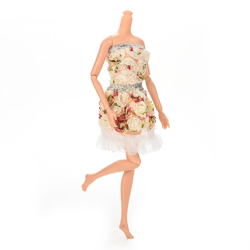 1 предмет Новинка Модное платье с цветочным узором кукольные Платья пакет