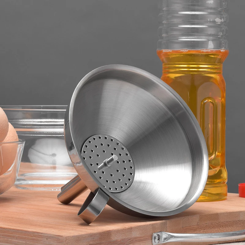 

Кухонная Воронка 12 см, аксессуары для переноса жидкости с маленьким Ротовым фотофильтром, воронка из нержавеющей стали