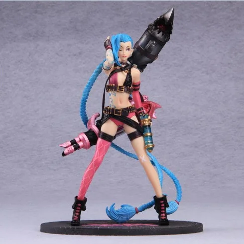 Экшн фигурки из ПВХ 24 см LOL Jinx|jinx action figure|garage kitaction figure |