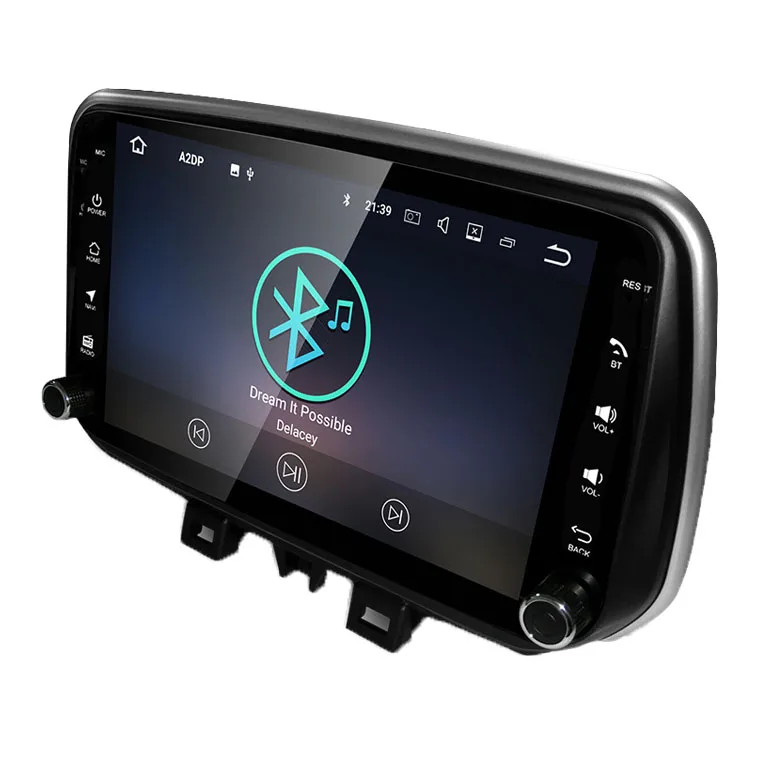 Большой экран 10,1 дюймов ips экран android 8,1 wifi стерео с bluetooth радио gps Зеркало Ссылка для hyundai tucson