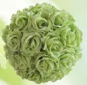 fruit green 8 дюймов(20 см) шелковые искусственные цветы розы цвета шампанского для свадьбы, чайные вечерние украшения, рождественские украшения - Цвет: fruit green