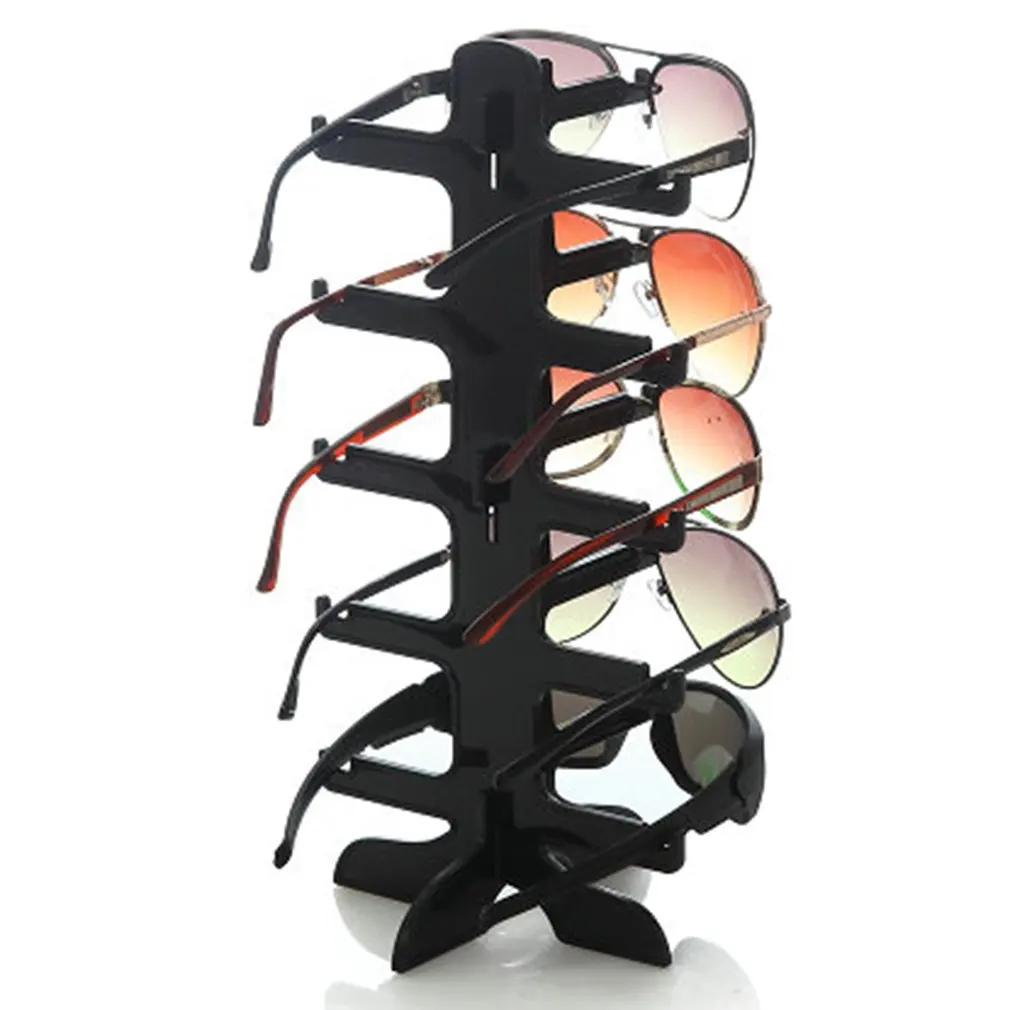 New 5 Layers Plastic Frame Sunglasses Display Stand Glasses Eyeglasses Colorful Eyewear Counter Show Stands Holder Rack | Аксессуары для