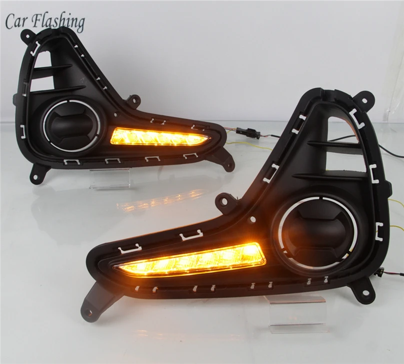 1 комплект автомобильные светодиодсветодиодный дневные ходовые огни для Hyundai I10