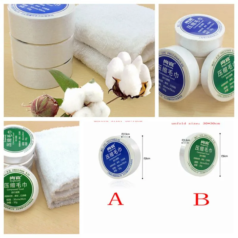 Portable Travel Cotton Compressed Towel Expandable Mini For Car cleaning 30 x 70cm | Автомобили и мотоциклы