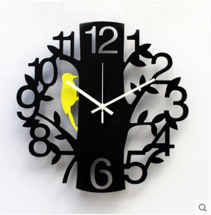 

Kingart Child Digital Wall Clock Decorative Kids Room Cartoon Hanging Wall Watch Clock