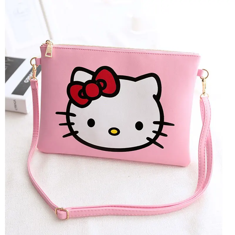 G Hello kitty, женские сумки-мессенджеры,, модная мини кожаная сумка, мультяшный конверт, сумочка, Bolsas, плюшевый рюкзак, Feminina, вещи - Цвет: G