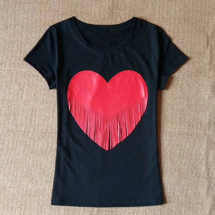 Женские кожаные футболки CWLSP хлопковые топы с коротким рукавом и круглым вырезом