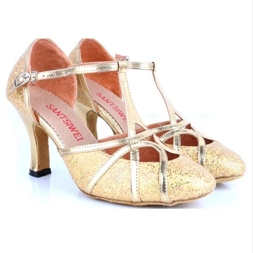 Туфли женские на высоком каблуке 8 см для латиноамериканских танцев | Спорт и