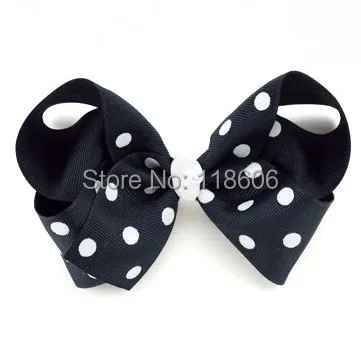 Черно-белый аспириновый бант в горошек 100 шт. бесплатная доставка | Аксессуары для