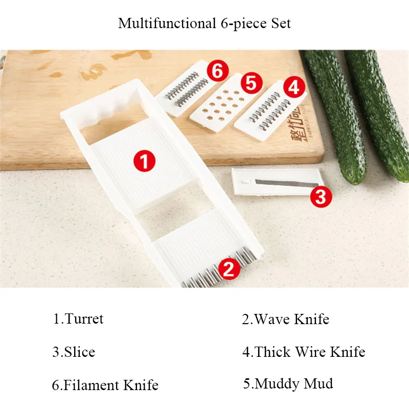 Овощерезка для кухни из нержавеющей стали многофункциональная машина резки