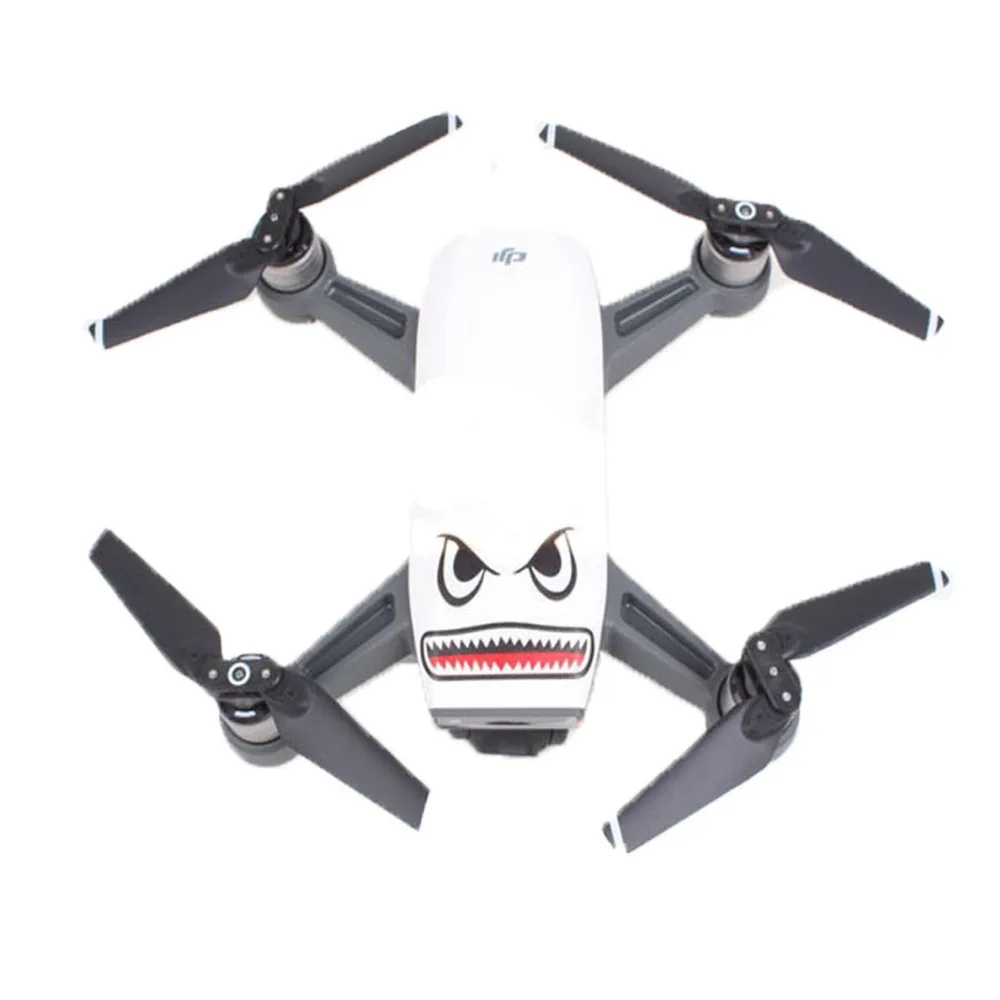 Наклейка для фотоаппарата Shark из ПВХ DJI Mavic 2 Mini /Mavic Air /SPARK (2 комплекта. Набор