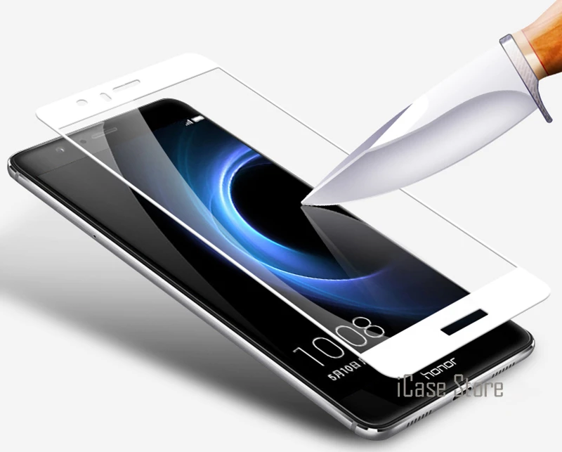 Полное покрытие закаленное Стекло для Huawei Honor 8 9 6x 6a P8 Lite 2017 p9 P10 плюс Nova 2 Экран