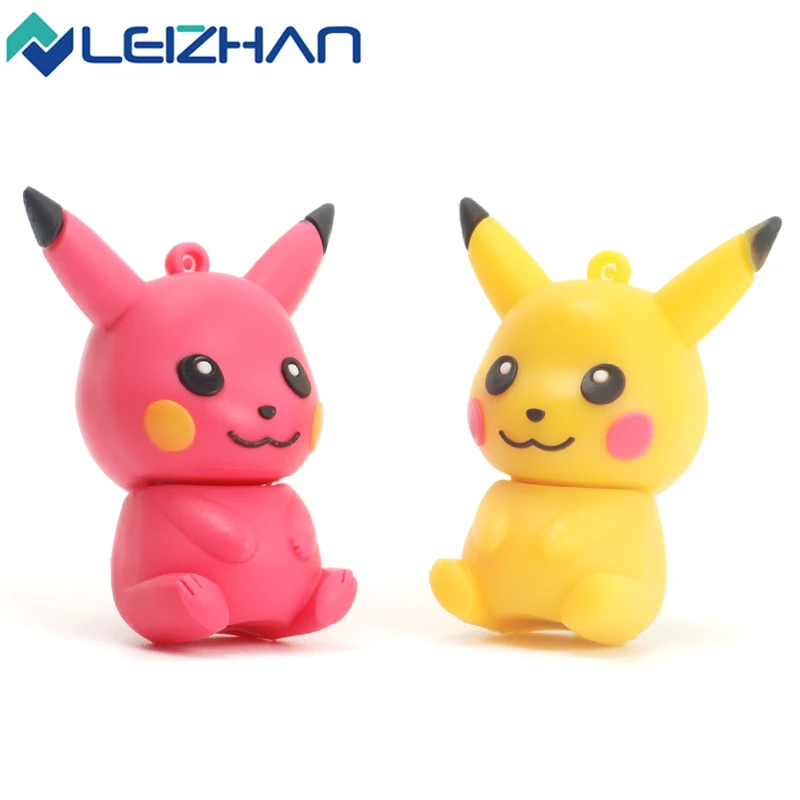 LEIZHAN милый USB флеш накопитель с персонажем карта памяти 64 ГБ 32 16 8 4 флешка Флешка