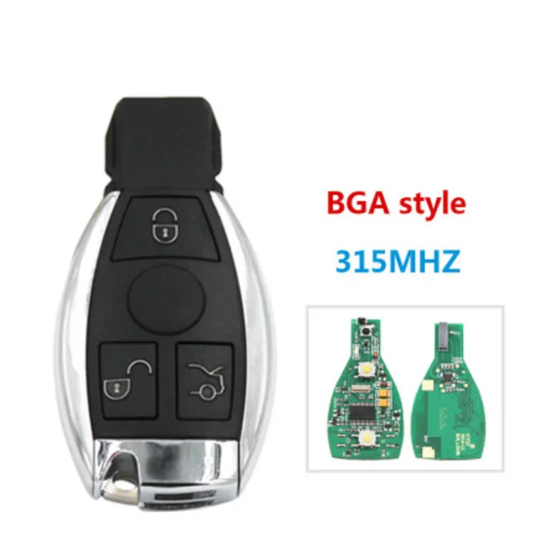 3B 315mhz Умный ключ 2, 3, 4 кнопки NEC и BGA и быть Дистанционным Ключом с 315 МГц 434 МГц для Mercedes Benz пульт дистанционного управления автомобилем Год 2000 - Цвет: 3B 315mhz