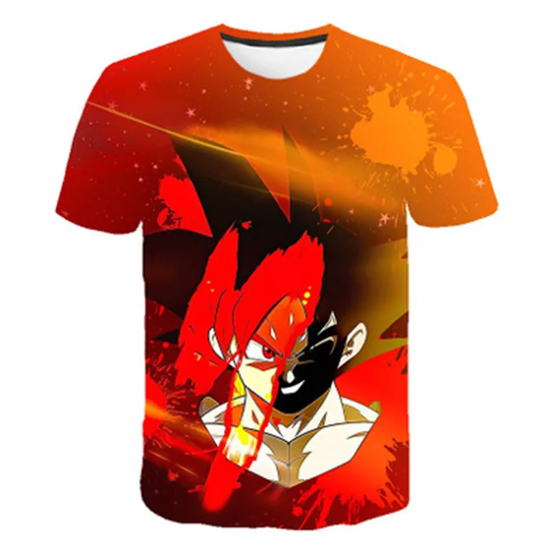 TS3221 Новинка года, Детская футболка с 3d принтом Dragon Ball DBZ Bulma Super Saiyan vegeta футболка с японским аниме летняя модная детская футболка - Цвет: TS3221