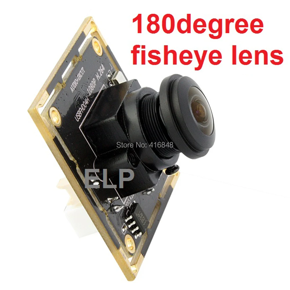 2MP H.264 30fps usb модуль камеры широкий угол 180 градусов Рыбий глаз AR0330 38*38 мм мини 1080P|h.264