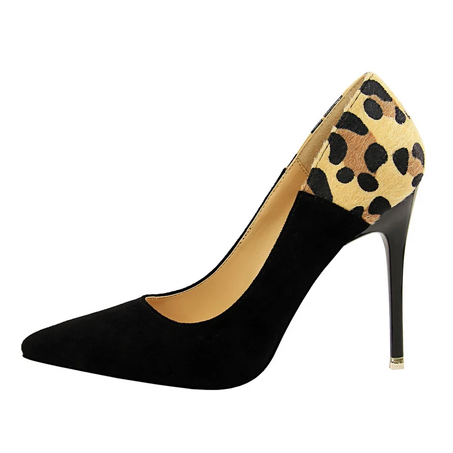 BIGTREE Women Pointed Toe High heels Shoes Woman Pumps Ladies Fashion Wedding Party sexy Mixed colors Leopard grain Stilettos | Обувь