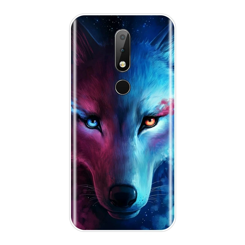 Чехлы для телефонов Nokia 7 1 6 5 3 2 силиконовый чехол крутой волк мягкая задняя крышка