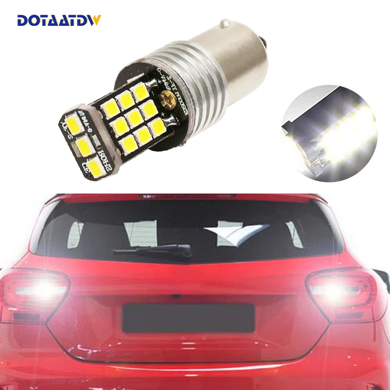 1x1156 светодиодный BA15S P21W 21 2835 чипы стоп сигналы задний фонарь LED DRL автомобиля