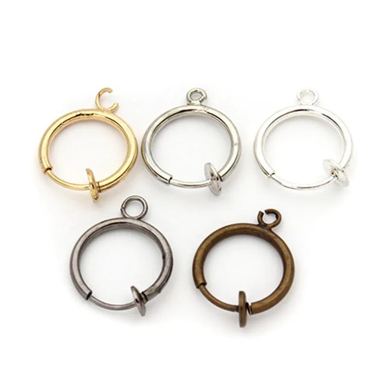 Серьги без проколов 50 шт. 13 мм Ювелирная фурнитура сделай сам|diy clips earrings|earrings