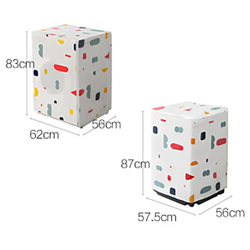 Утолщенный чехол для стиральной машины/сушилки PEVA подходит машины с верхней