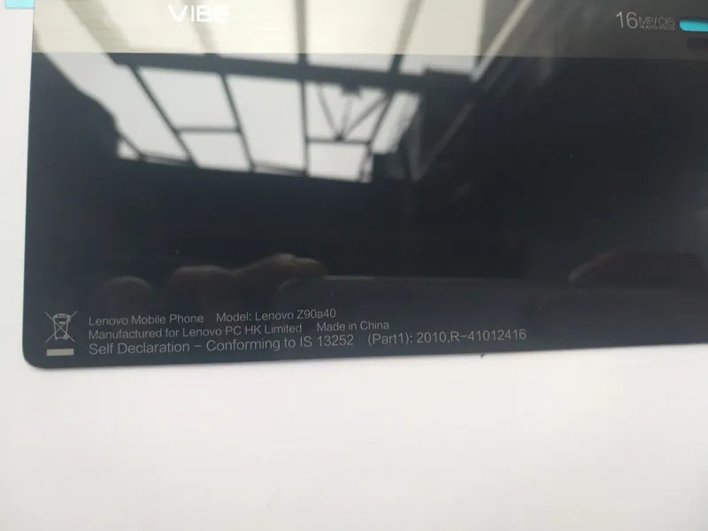 Подлинная Новая задняя крышка для lenovo Vibe Z90 Z90a40 Z90-7 Z90-3 батарея стеклянная панель +