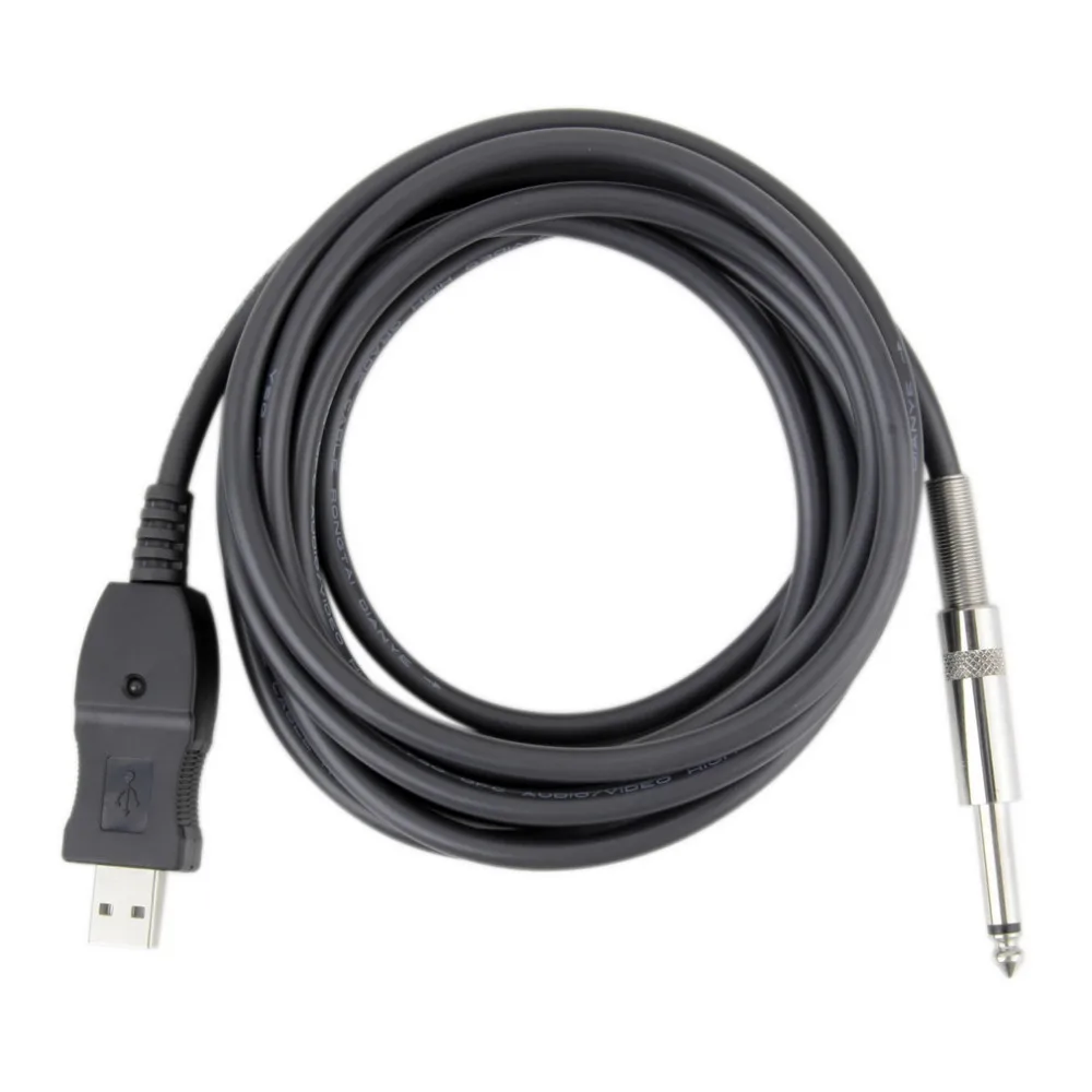 Кабель для подключения гитары 1/4 &quotUSB к 6 3 мм Jack Link 1 шт. м |