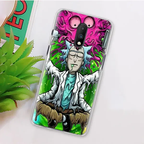 02 Чехол для телефона Rick and marty Pickle Rick для Oneplus 7 7T Pro 6 5T 6T Твердый чехол для Oneplus 7 7T Pro Чехол Coque - Цвет: 02