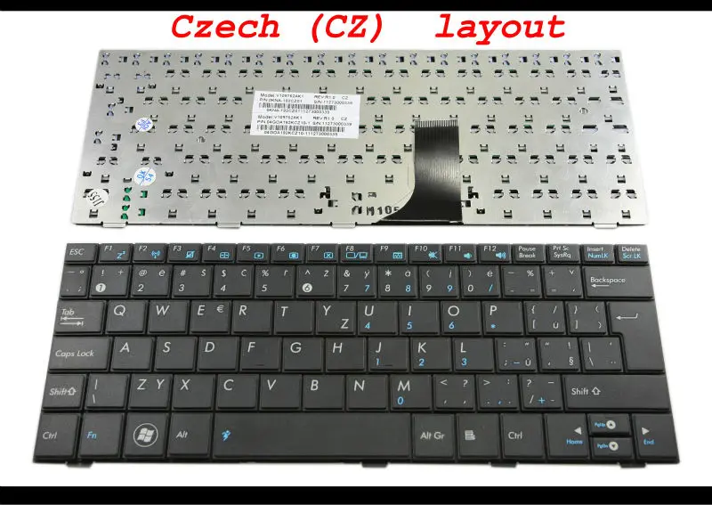 Новая клавиатура для ноутбука ASUS Eee PC EeePC Shell 1005 1005HD 1005HA 1001 1008 1008HA 1001HA черный