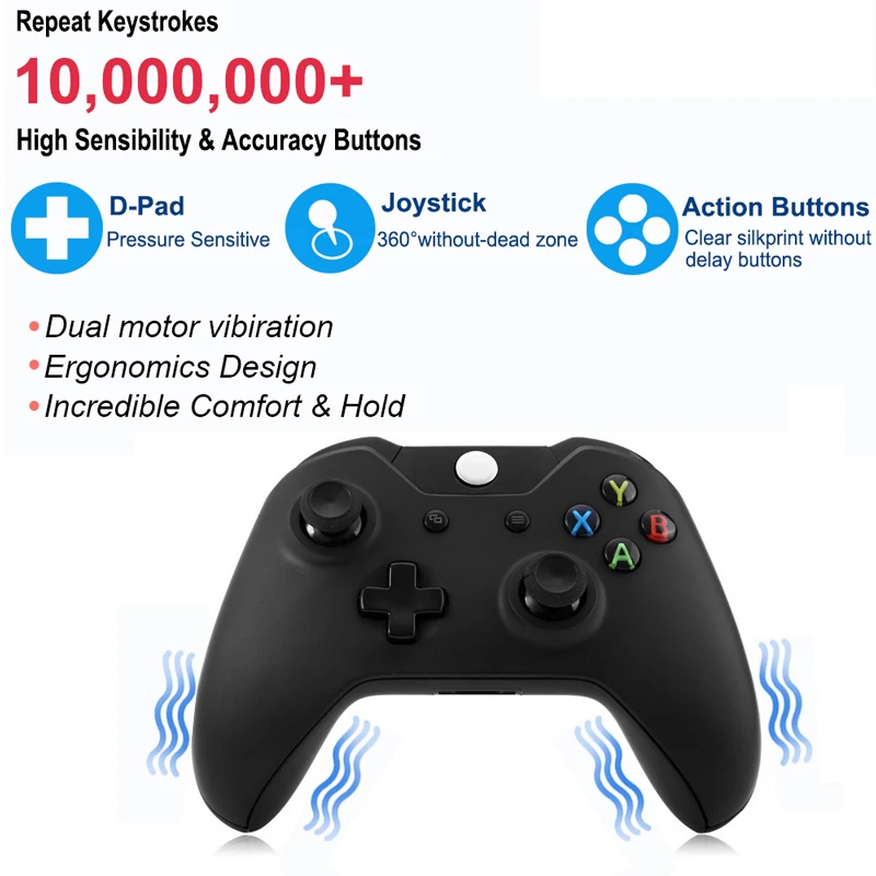 Беспроводной контроллер для Microsoft Xbox One компьютерный ПК мандо тонкая Консоль