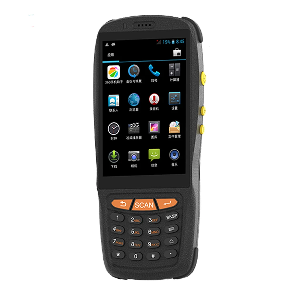 Сканер Android 7 1 PDA ручной сканер штрих кода Смарт терминал с 4G WIFI NFC считыватель для