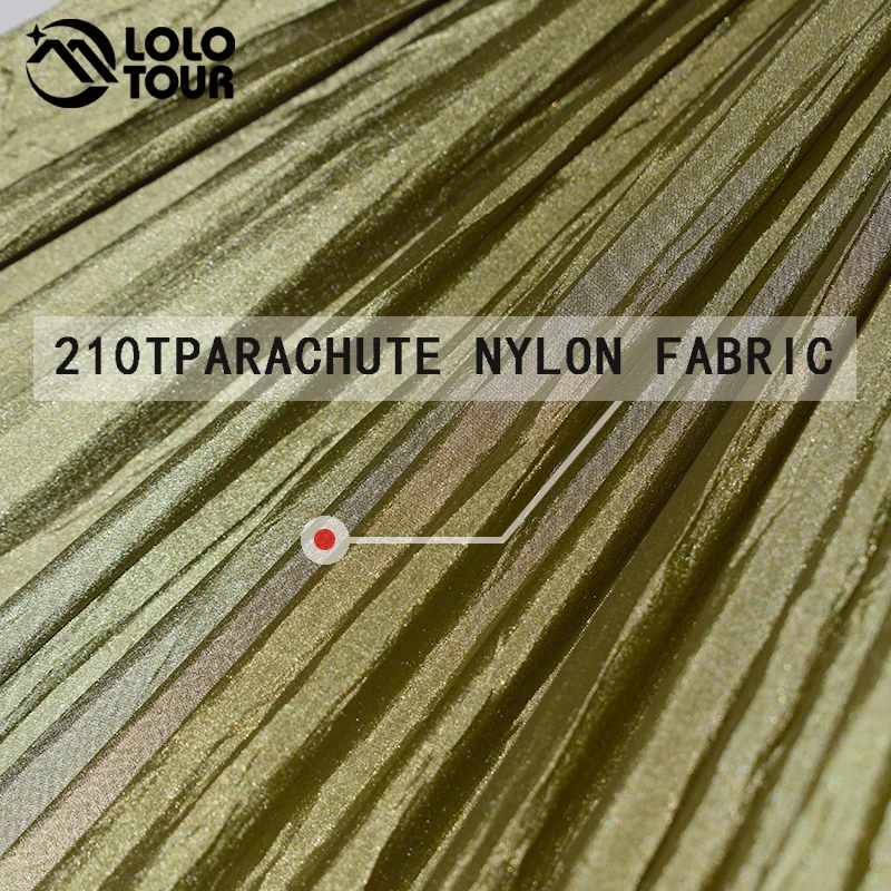 Портативный многофункциональный гамак из нейлоновой ткани двойной для кемпинга