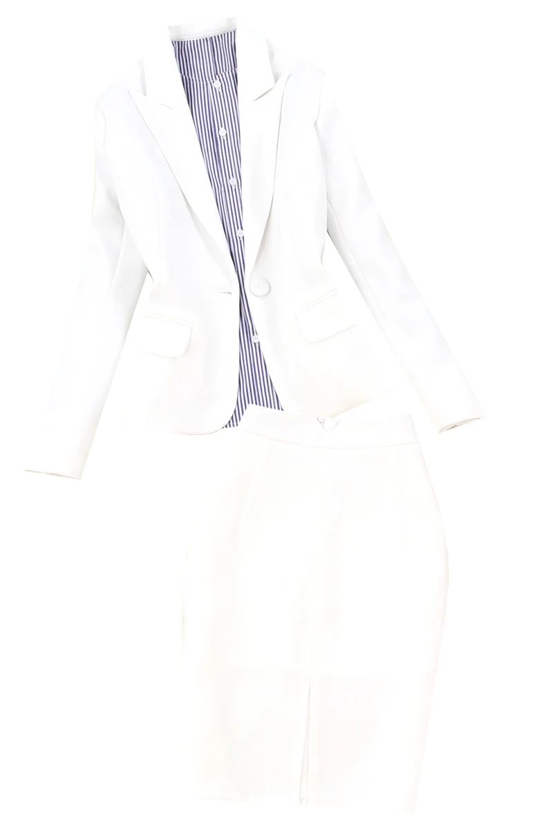 Женские костюмы Новинка лета 2019 женский белый маленький костюм большого размера