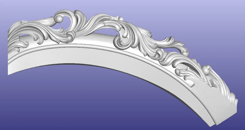 Модель 3D STL для фрезерного станка с ЧПУ рельефная резьба дизайн мебели диван