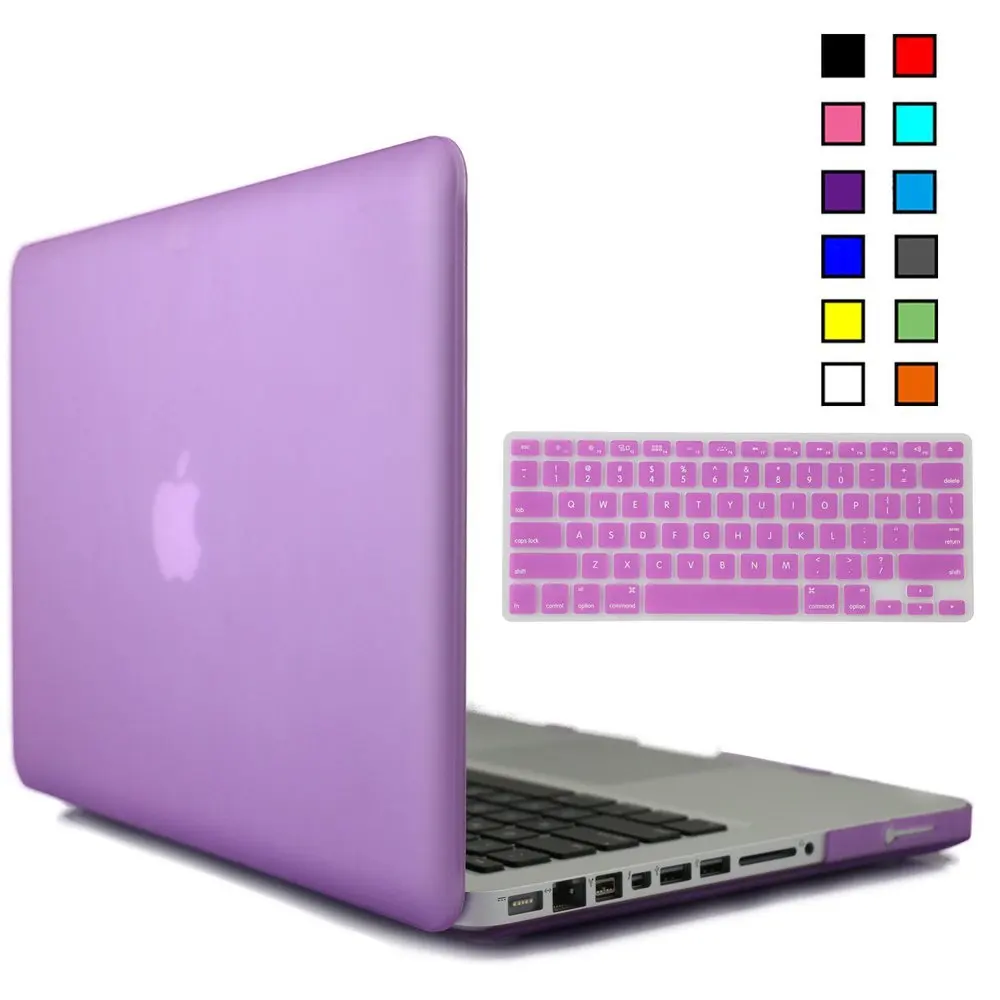 Rubberized Matte Shell Hard Protective Case Cover + Silicone Keyboard Skin For Macbook Pro Retina 13&quot 15&quot inch Laptop cases |