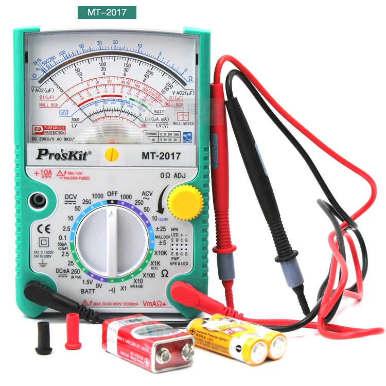 BrandPro'sKit MT 2017 функция защиты аналоговый мультиметр|multimeter|multimeter functionmultimeter analog |