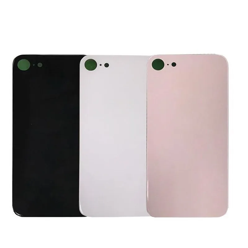 Задняя стеклянная крышка для iPhone 8 Plus корпус аккумулятора задняя шасси + клейкая
