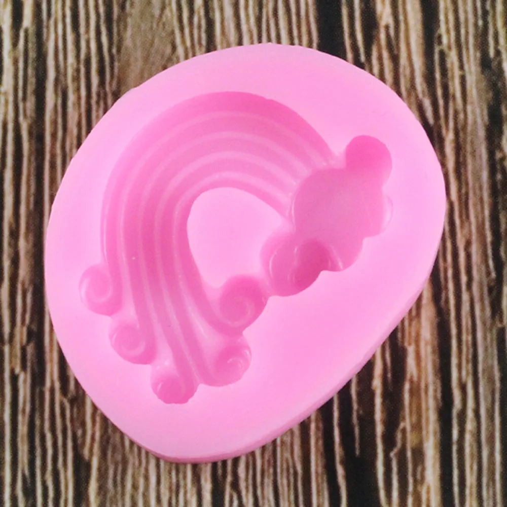 Радужная силиконовая форма инструменты для украшения тортов кексов топперов