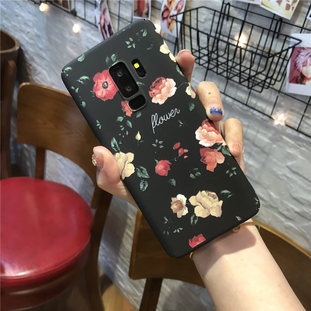 Роскошные ретро розы телефон чехол для samsung Galaxy S7 S8 S9 плюс край Mountain Мрамор