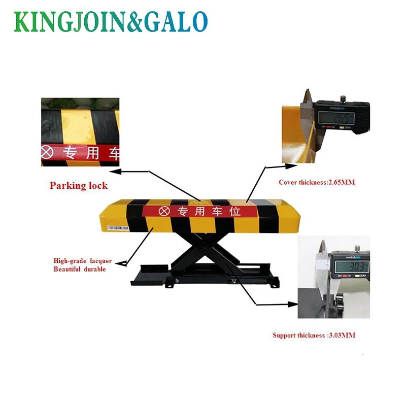 Водонепроницаемый батарейный Дистанционно управляемый замок для парковки