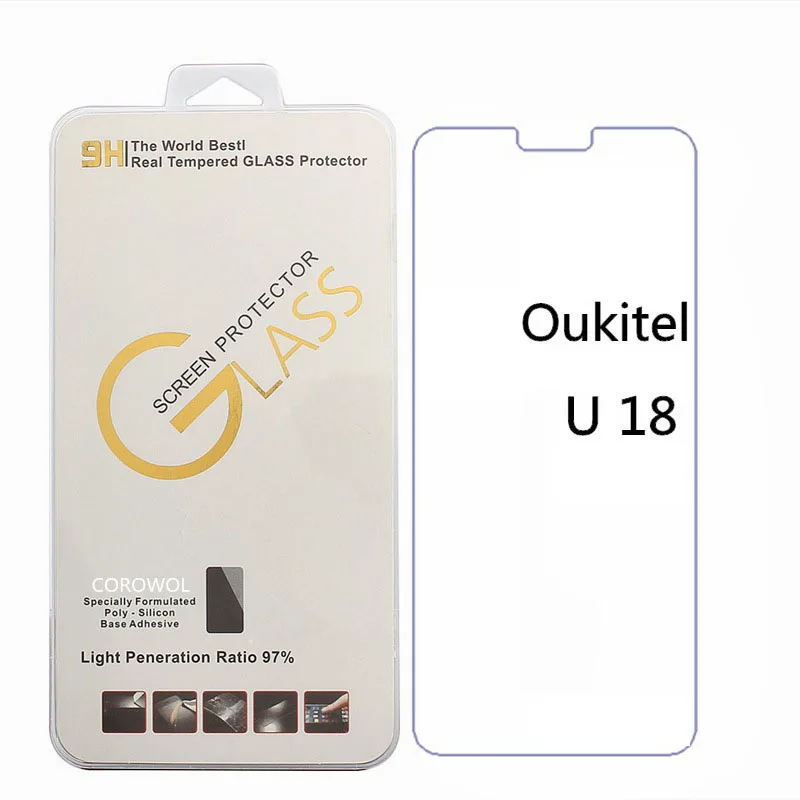С уровнем твердости 9 H 0,26 мм Экран протектор для Oukitel U18 U10 U13 U15 PRO U15 S U16 Max U2 U7 U20 плюс U7 Pro U8 U22 закаленное Стекло