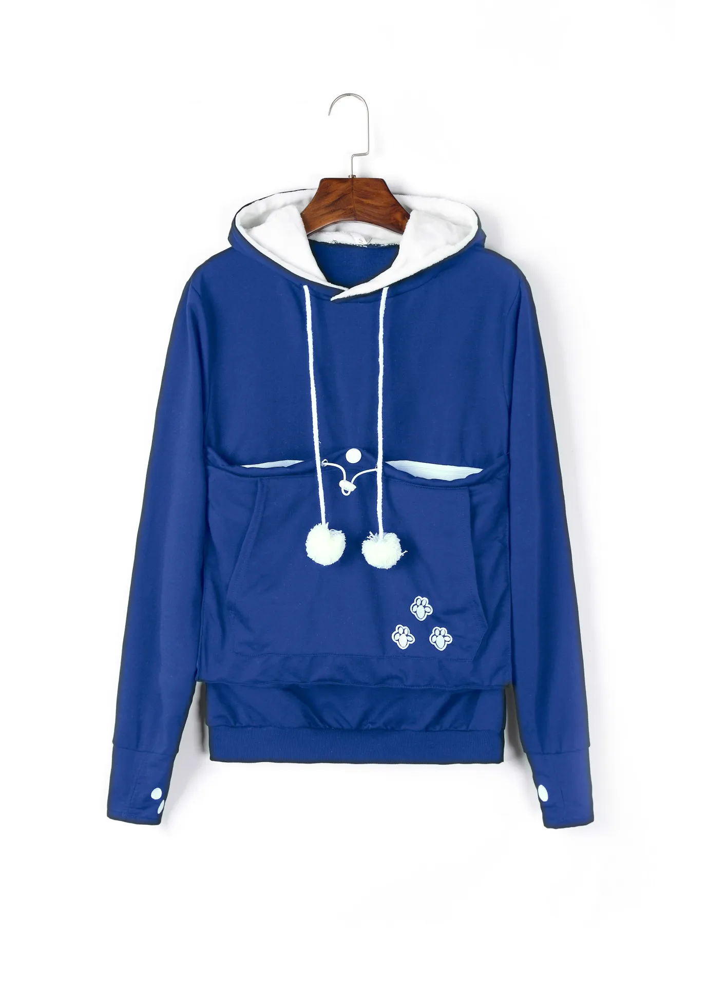 

Dog Cat Animal Carrier Mother Kangaroo Hoodie Women Hoodies Sweatshirt Woman Hooded Fleece Sweatshirts Outwear High Quality 2019