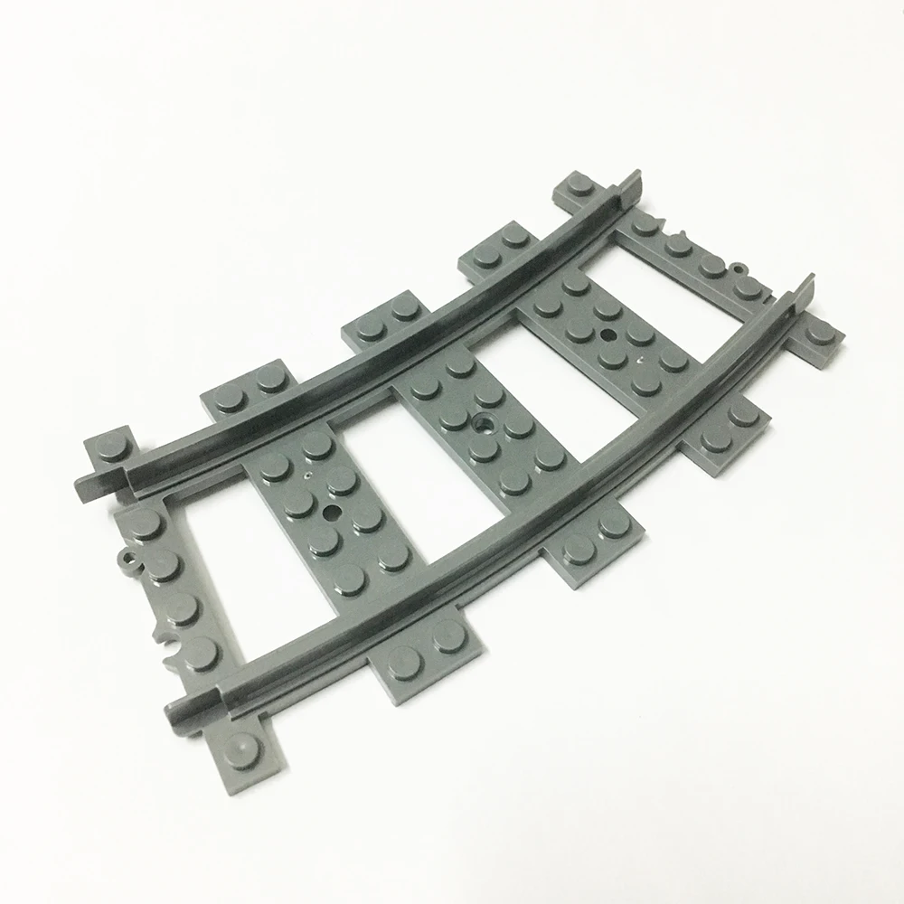 20 Pcs/Lot City Trains Train Track Rail Curved track rail Building Blocks Set Bricks Creator Model Kids Toys For Children Gift | Игрушки и