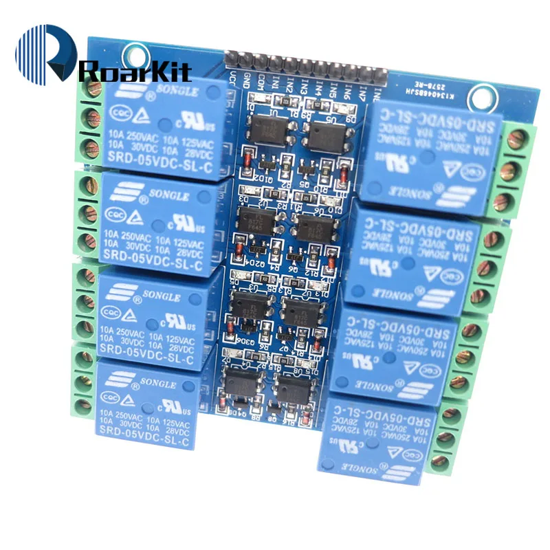 5V 10A 8 канальный релейный модуль для Arduino DIY KIT|relay module|module 5vmodule diy |