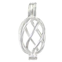 1pcs plated lantern cute pearl cage beads cage essential oil diffuser locket pendant jewelry making oyster pearl fun gif