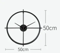 as the picture shows Modern silent wall clock living room bedroom quartz home decoration clocks light luxury metal wrought iron clock free shipping - Цвет: as the picture shows