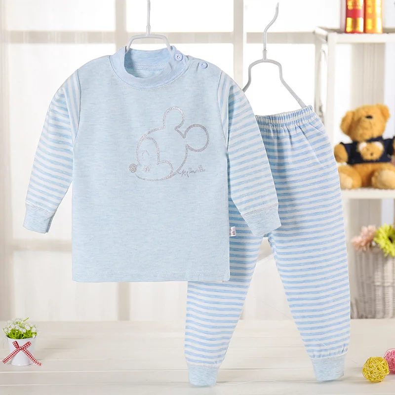New Autumn Children Baby Boys Girls Clothing Sets Tracksuit 2PCS Cotton Sport Suit Cartoon T-Shirt+Pants Kids Clothes Set | Детская