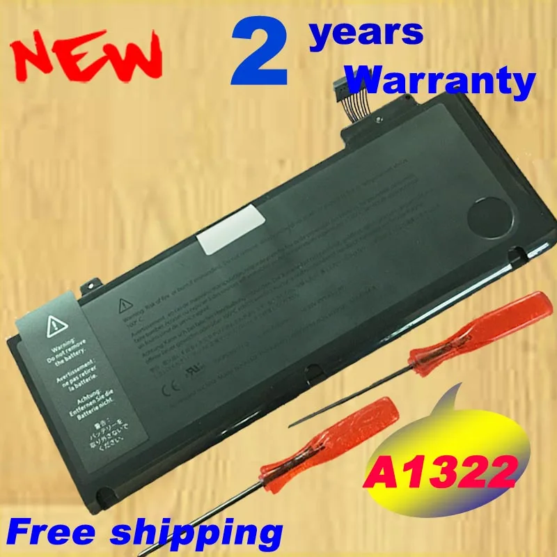 

Replacement laptop battery For Apple Macbook Pro A1278 13" 2009 - 2012 Unibody Battery A1322 020-6547-A