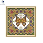 Joy Sunday Прекрасная бабочка J229 Счетный крест DMC 11CT 14CT Набор для вышивки крестом DIY ручной работы для рукоделия