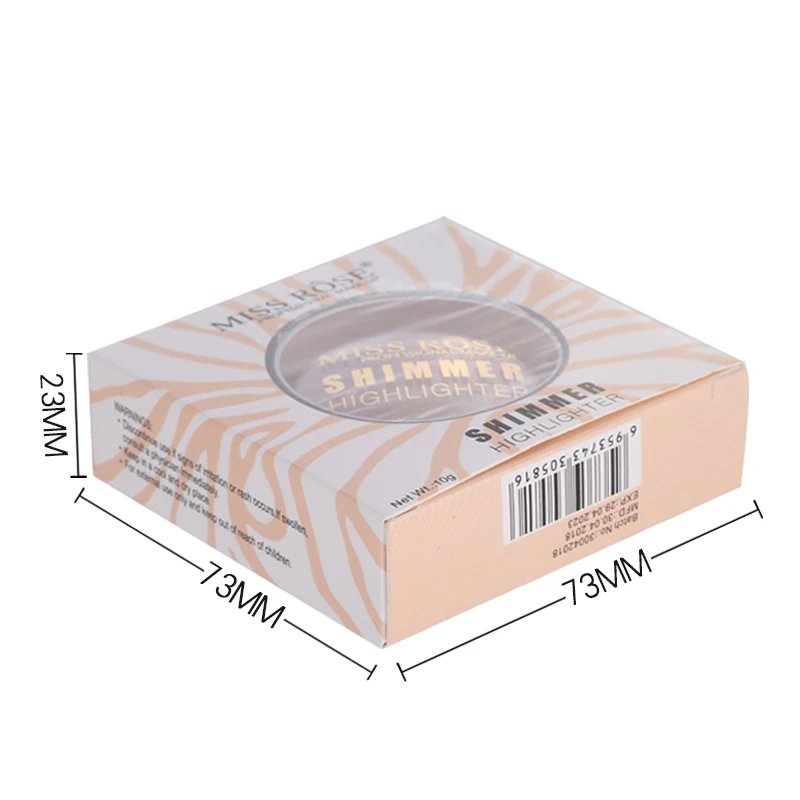 MISS ROSE хайлайтер бронзатор осветляет 12 видов цветов макияж легко носить Косметика